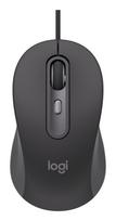 Logitech Signature Wired M520 for Business mouse Office Ambidextrous USB Type-C Optical 4000 DPI