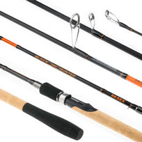 Universalus Spiningas AKARA Black Hunter 2-jų Dalių, Ilgis 2.48m, Testas 4-18 g
