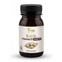 Calcium + Vitamin D3 4000 IU Maisto papildas kalcis + vitaminas D3 120 vnt.