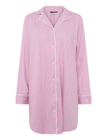 Lauren Ralph Lauren Homewear - Lrl L/S Notch Collar Sleepshirt - Laisvalaikio marškinėliai - Rožinė