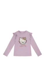 Hello Kitty - Tshirt - Ilgarankoviai marškinėliai - Violetinė