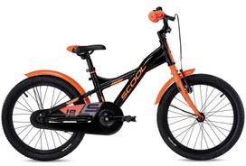 Dviratis S'COOL XXlite 18" 1-speed coaster-brake Aluminium black-orange