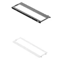 HAVN HS 420 Fan Brackets for 360 mm Radiators - white