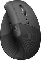 Logitech Lift Vertical belaidė pelė (Pilka) (Išpakuota)