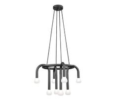 Pakabinama liustra ant laido DELORI 8xG9/28W/230V juoda