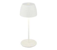 Briloner  - LED reguliuojama įkraunama jutiklinė lauko stalinė lempa MINI LED/2,5W/5V IP44 1800 mAh balta