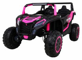 Vaikiškas elektromobilis Bagis ATV Racing 4x4 Rožinis