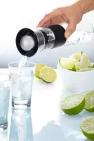GEFU CASCADA grafinas vynui 1 L Plastikas, Nerūdijančiojo plieno