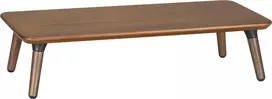 Maclean medinis monitorius / nešiojamojo kompiuterio stovas, (500x240x120mm), juodas riešutas, maks. 20kg, MC-930
