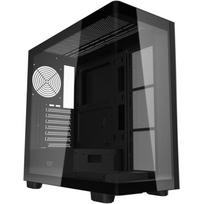 DarkFlash DS900G BLK kompiuterio korpusas, Middle Tower, ATX/mATX/ITX, 7 PCIe, 425mm GPU, 170mm CPU, 10x120mm