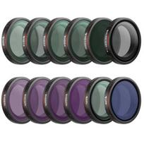 Freewell FW-OSN-MEGA filtrų rinkinys Osmo Nano, 12 vnt., ND8-ND64, ND1000, CPL, ND/PL, Glow Mist, LPR