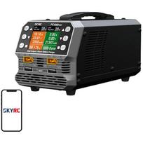 SkyRC PC1080neo dviejų kanalų ličio akumuliatorių įkroviklis SK-100220-02, 1080W, 1-20A, 6S, 2.8" ekranas, Active PFC