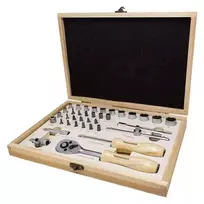 ROCKFORCE WRENCH SET 1/4" 38pcs.