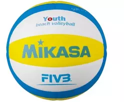 Mikasa VS160W geltonos ir mėlynos spalvos tinklinio kamuolys, 4 dydžio
