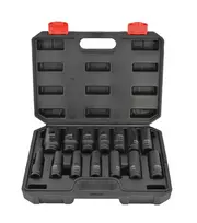 AWTOOLS IMPACT SOCKET SET 1/2" 14pcs. BLACK LINE