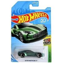 Hot Wheels Modeliukas Aston Martin One-77 Green Long Card Guaranteed For Life (yra Sandėlyje)