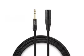Warm Audio PREM-XLRM-TRSM-3 garso kabelis 0,9 m 6.35mm TRS XLR Juoda