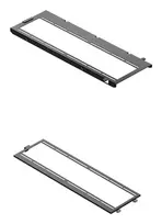 HAVN HS 420 Fan Brackets for 360 mm Radiators - black