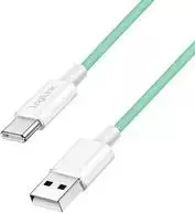 LogiLink USB 2.0 Type-C laidas C/M į A/M 60W žalias 1,5 m