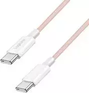 LogiLink USB 2.0 Type-C laidas C/m> C/m nailoninis 60W rožinis - Laidas - Skaitmeniniai/Duomenys (CU0345)