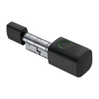 Skaitmeninė spynos cilindro įdėkla Avatto SDL-V1-B80 – 80 mm, juoda, bekontaktė elektroninė cilindro įdėkla