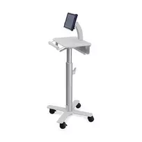 Ergotron Tablet Cart SV10 – Planšetinis vežimėlis planšetei / klaviatūrai, metalinis, baltas, aliuminis, iki 30,5 cm (12 colių) ekranui