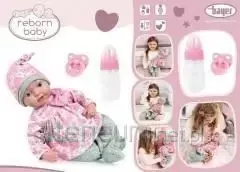 BAYER „Reborn“ lėlė, 38 cm + priedai, 93827AM 21163