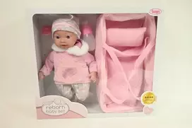 BAYER „Reborn“ lėlė, 38 cm + nešynė 93827AH 20029