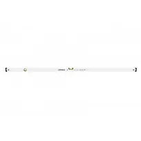 WHITE SPIRIT LEVEL HORIZONTAL AND VERTICAL INDICATOR 2% DROP 180 CM