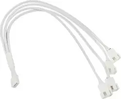 „Kolink“ 1–4 PWM ventiliatorių skirstymo kabelis – 35 cm, pynimas, baltas