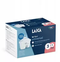 „Laica“ filtravimo įdėklas „LAICA BI-FLUX Universal“ – filtras vandens ąsotėliui, 4 vnt.