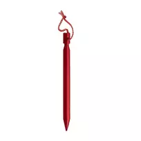 Basic Nature tentiniai kuolai 18 cm - cinkuotas plienas, 10 vnt., su kabliu, sidabriniai