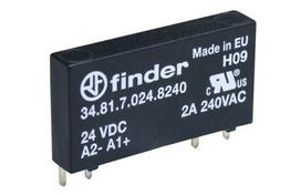 Relė 24VDC, 2A, 1NO - puslaidininkinė, Finder