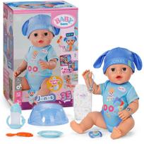 Lėlė - kūdikis su priedais Zapf Creation Baby born Click & Play Jonas 840085, 43 cm, mėlyna sp.