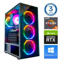 Stacionarus kompiuteris Intop RM48857 AMD Ryzen 5 7500F, DDR5 32GB, SSD+HDD 500GB 2 TB, Nvidia GeForce RTX5070 16GB GDDR7, Windows 11 Pro