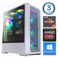 Stacionarus kompiuteris Intop RM68470WH AMD Ryzen 5 3600, DDR4 16GB, SSD+HDD 500GB 2 TB, AMD Radeon RX 6600 8GB GDDR6, Windows 11 Home