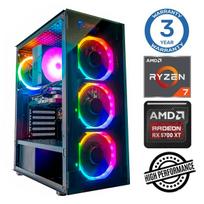 Stacionarus kompiuteris Intop RM65265NS AMD Ryzen 7 5700X, DDR4 16GB, SSD+HDD 1 TB 2 TB, AMD Radeon RX 6600 8GB GDDR6