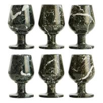 Stiklinės 6 vnt. šotams 180 ml Marmore – Premier Housewares