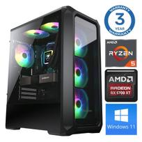 Stacionarus kompiuteris Intop RM68400WH AMD Ryzen 5 3600, DDR4 16GB, SSD+HDD 1 TB 2 TB, AMD Radeon RX 6600 8GB GDDR6, Windows 11 Home