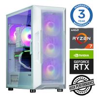 Stacionarus kompiuteris Intop RM36051NS AMD Ryzen 7 5700X, DDR4 32GB, SSD+HDD 1 TB 2 TB, Nvidia GeForce RTX3050 6GB GDDR6
