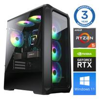 Stacionarus kompiuteris Intop RM67470WH AMD Ryzen 5 3600, DDR4 32GB, SSD+HDD 250GB 2 TB, Nvidia GeForce RTX3050 6GB GDDR6, Windows 11 Home