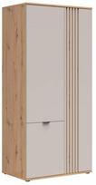 Spinta Brevas, smėlio sp./kašmyro sp./artisan oak sp., 56 cm x 90.5 cm x 195.5 cm
