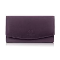 Paolo Peruzzi SL-11-VI violetinė moteriška odinė piniginė su RFID apsauga – puiki dovana