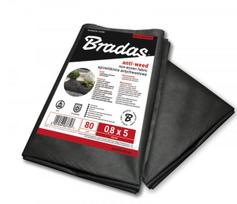 Agrotekstilė nuo piktžolių Bradas, 80 g/m², 0.8 x 5 m, neaustinė, juoda