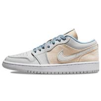 Air Jordan 1 Low Sail Canvas Women Sneakers White Iris-Whisper Worn-Blue DQ4151-500 38