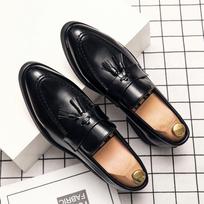 Madingi bateliai su kutais vyrams, įsispiriami, vairavimo mokasinai, patogūs odiniai vyriški batai, smailianosiai, vyriški laisvalaikio batai Zapatos 38