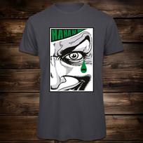 Twisted Joker Eye Design Batman | Cool Shirt S white