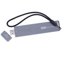 M2 SSD Case NVME Enclosure M.2 to USB TYPE-A 3.1 SSD Adapter for NVME PCIE M Key NGFF SATA B Key SSD Disk Drive Box M.2 SSD Case gray