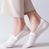 Women's Summer Mesh Anti-Peeling Cotton Blend Socks white
