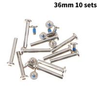 10Sets Roller Skates Parts Axle Male Female Screws Diameter 6Mm *31Mm/36Mm For Adult Kid Free Skating Inline Skates Wheel 6x36mm